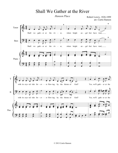 Shall We Gather at the River (TBB) (arr. Curtis Hanson)