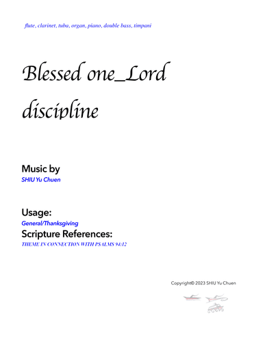 Blessed one_Lord discipline