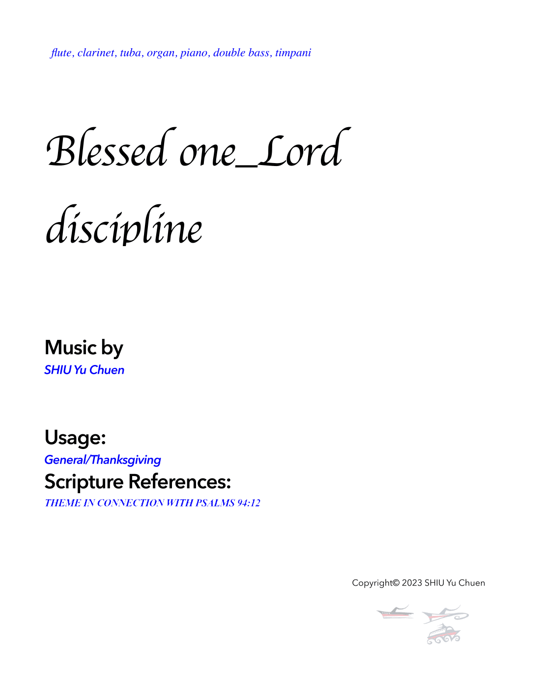 Blessed one_Lord discipline