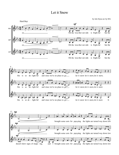 Let It Snow! Let It Snow! Let It Snow! (arr. MaryAnne Muglia Smith)