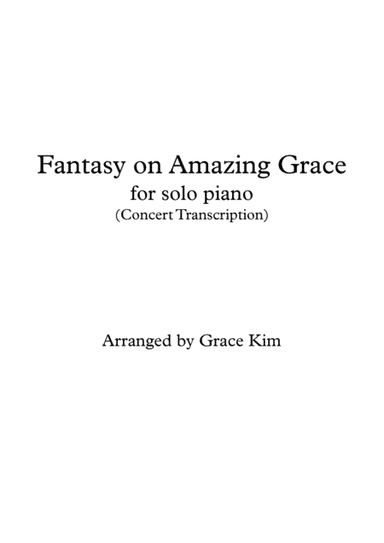 Amazing Grace for Solo Piano