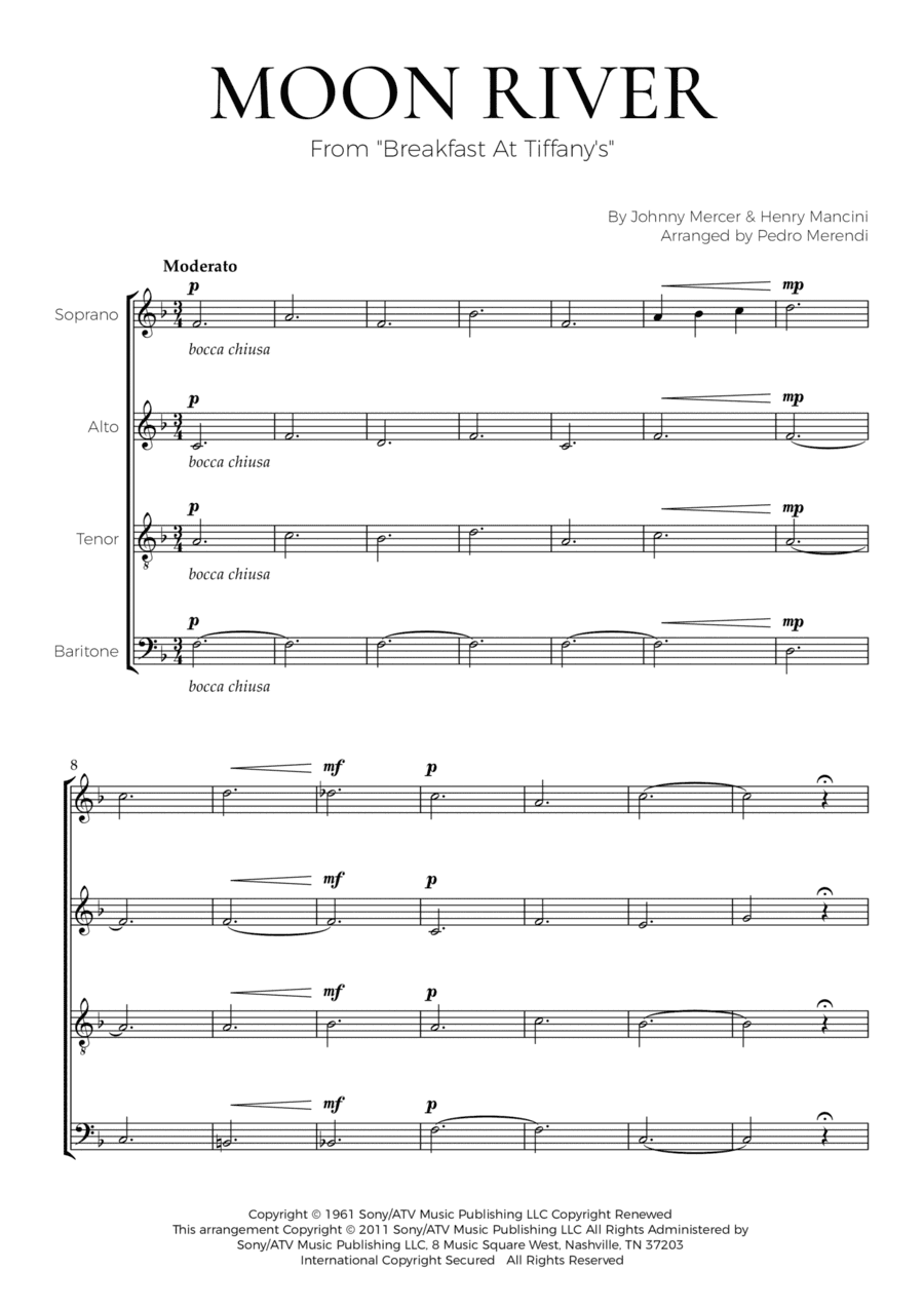 Moon River (arr. Pedro Merendi)