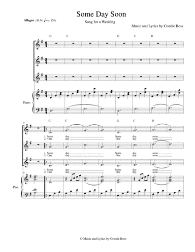 Some Day Soon - wedding - vocal trio and piano