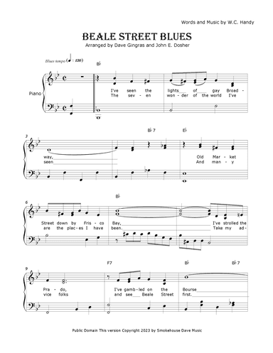 Beale Street Blues (arr. Dave Gingras and John E. Dosher)