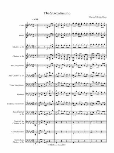 The Staccatissimo (arr. Jermaine Harris)