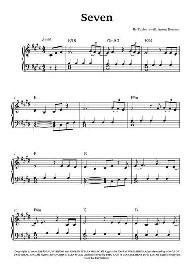 Seven (arr. Glauco Fernandes)