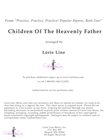 Children Of The Heavenly Father - EASY! (arr. Lorie Line)