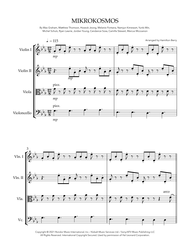Mikrokosmos (arr. Hamilton Berry)