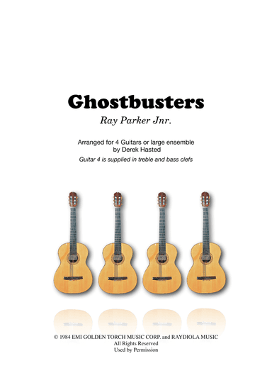 Ghostbusters (arr. Derek Hasted)