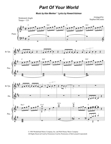 Part Of Your World (arr. Stephen DeCesare)