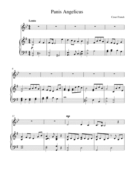 Panis Angelicus (arr. Kaiserin Rebecca)