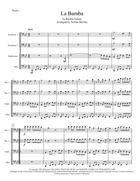 La Bamba (arr. Norlan Bewley)