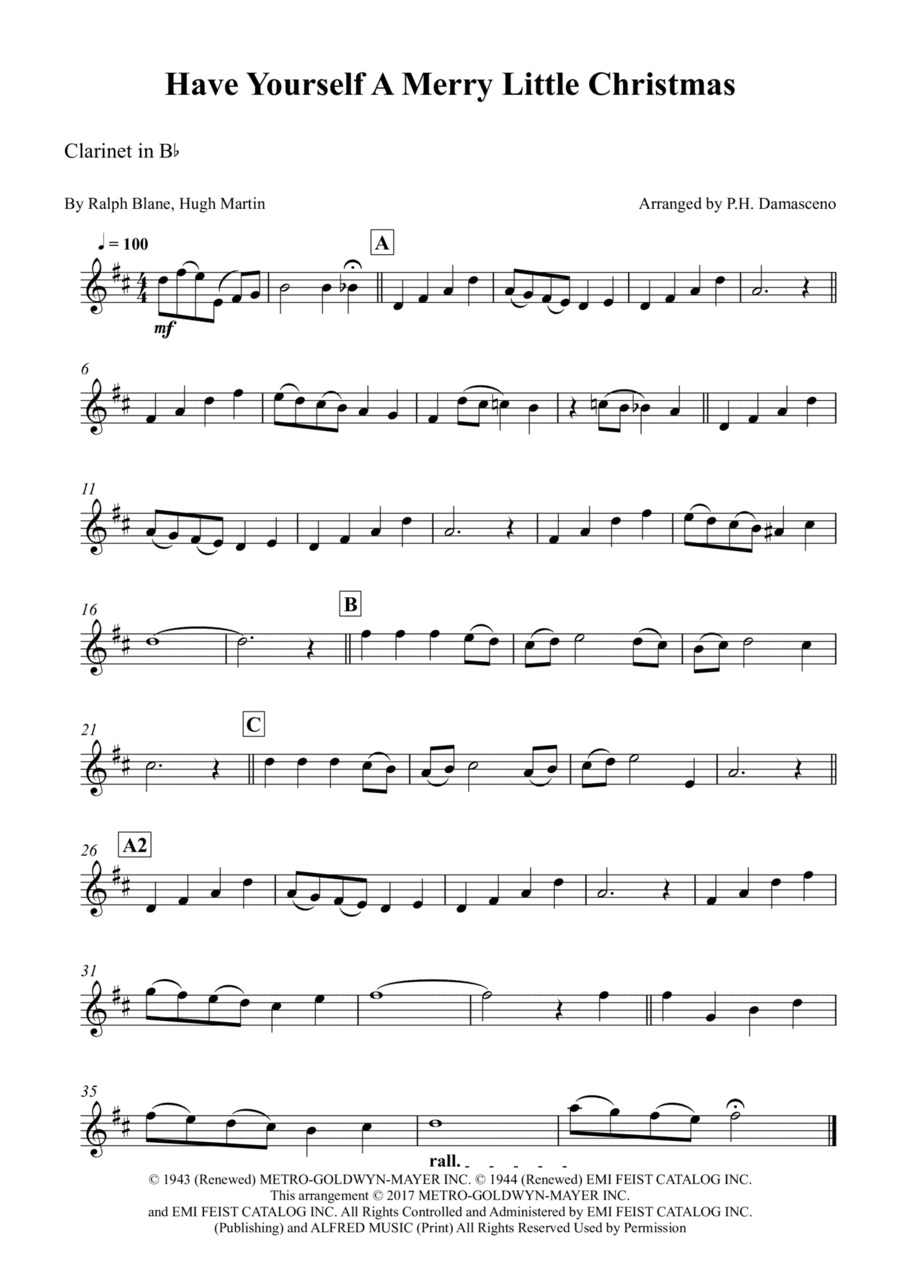 Have Yourself A Merry Little Christmas (arr. P.H. Damasceno)