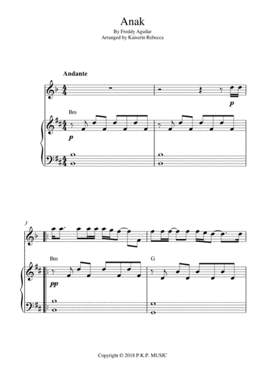 Anak (arr. Kaiserin Rebecca)