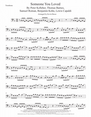 Someone You Loved (arr. Kevin Busse)