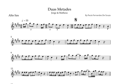 Duas Metades (arr. Sales)