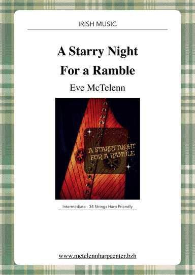 A Starry Night For A Ramble - Jig - intermediate & 34 String Harp | McTelenn Harp Center (arr. Eve McTelenn)