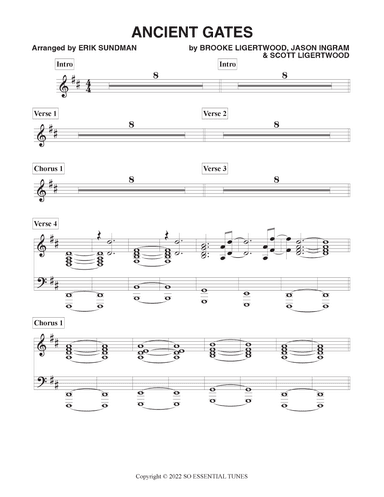 Ancient Gates (arr. Erik Sundman)