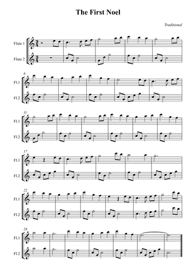 The First Noel (arr. Wesley S. SIlva)