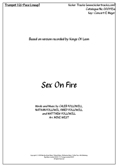 Sex On Fire (arr. Michael Storeton-West)