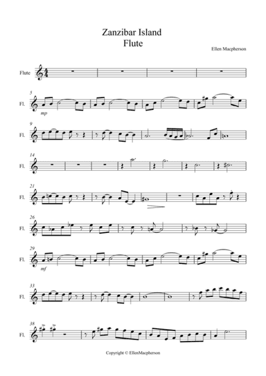 Zanzibar Island (flute part)