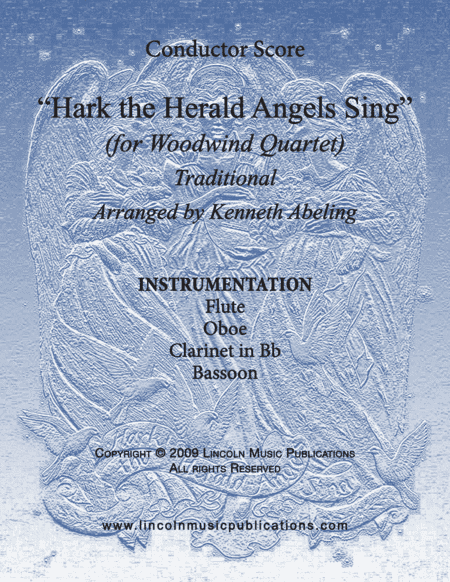 Hark The Herald Angels Sing (for Woodwind Quartet) (arr. Kenneth Abeling)