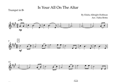 Is Your All On The Altar? (arr. Fabio Britto)