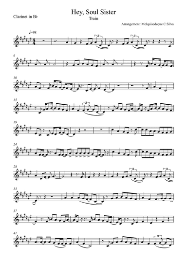 Hey, Soul Sister (arr. Melquisedeque C.Silva)