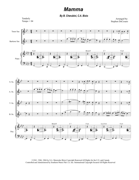 Mama (mamma) (arr. Stephen DeCesare)