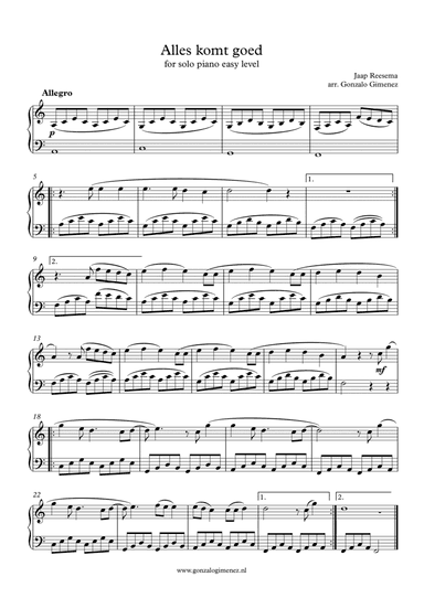 I Hate Goodbyes (arr. Gonzalo Gimenez)