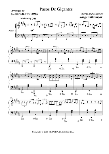 Pasos De Gigantes (arr. ClassicalDynamics)
