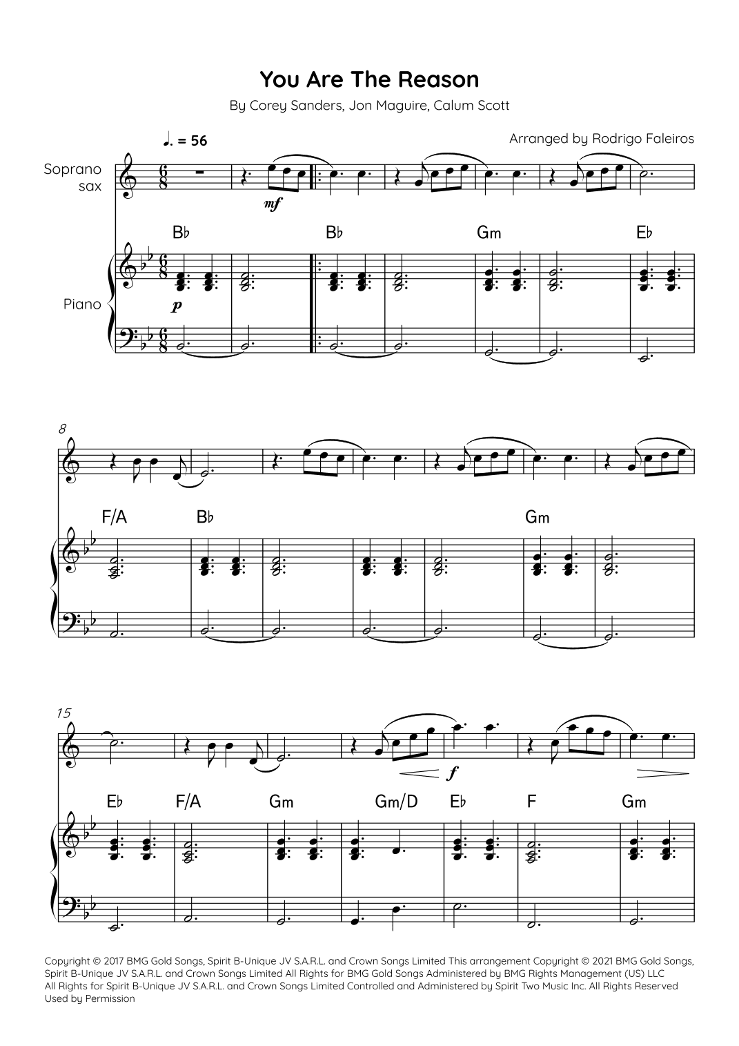 You Are The Reason (arr. Rodrigo Faleiros)