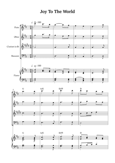 Joy To The World (arr. Karen Gueiros)