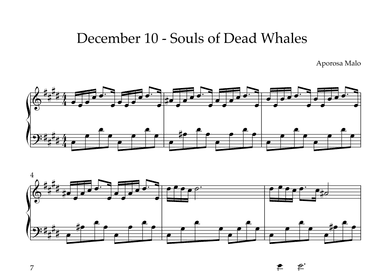 December 10 - Souls of Dead Whales