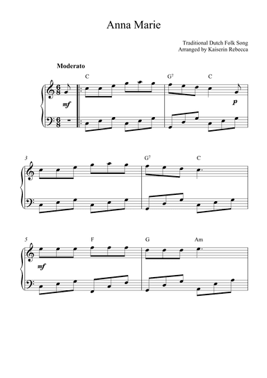 Anna Marie (arr. Kaiserin Rebecca)