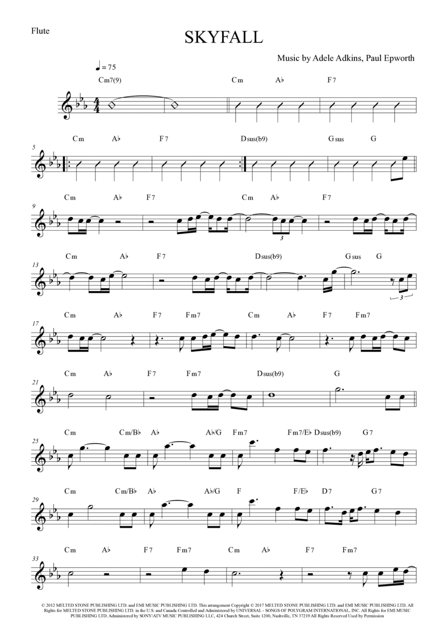 Skyfall (arr. Anderson Quevedo)