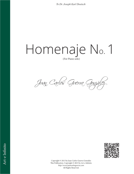 Homenaje No. 1 (Homage No. 1)