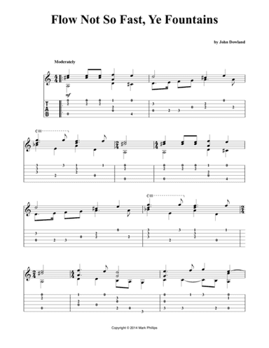 Flow Not So Fast, Ye Fountains (arr. Mark Phillips)