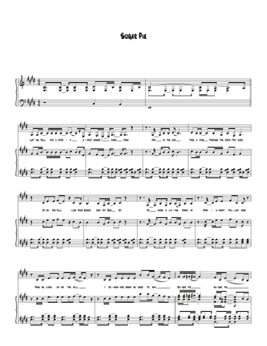 Sugar Pie (arr. Biegler)