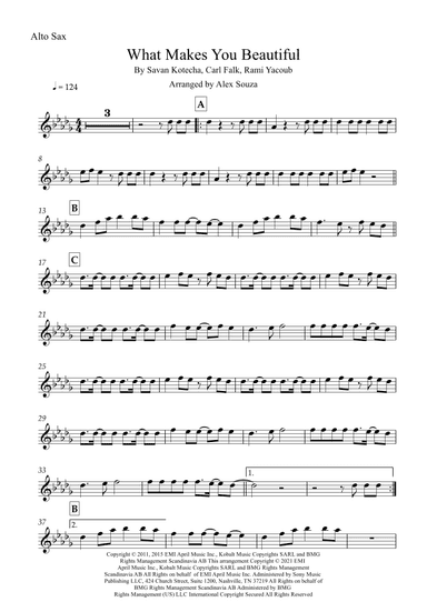 What Makes You Beautiful (arr. Alex Souza)