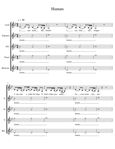 Human (arr. Evan Feist)