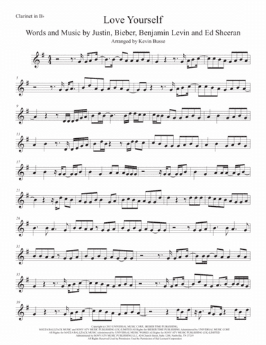 Love Yourself (arr. Kevin Busse)