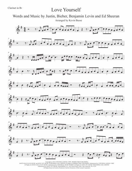 Love Yourself (arr. Kevin Busse)