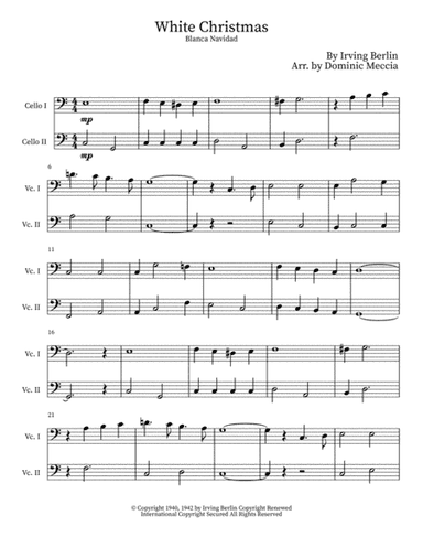 White Christmas (arr. Dominic Meccia)
