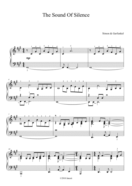 The Sound Of Silence (arr. Thomas Jancso)