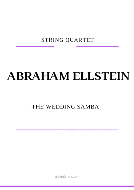 Wedding Samba (arr. Alex Talanov)