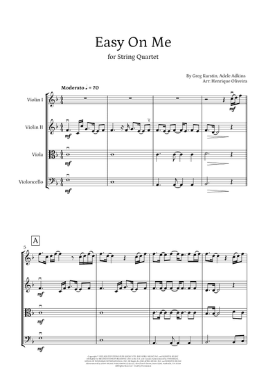 Easy On Me (arr. Henrique Oliveira)