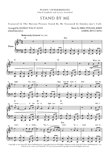 Stand By Me (arr. Danilo "Daca" Alves)