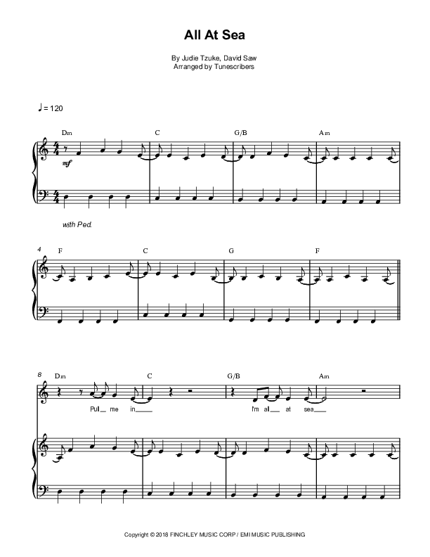 All At Sea (arr. Tunescribers)