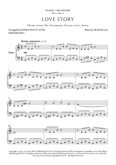 Love Story (arr. Danilo "Daca" Alves)